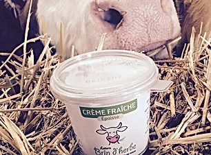 Crème fraîche de la Laiterie Brin d'Herb